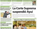 El Libertador de Corrientes destacó en su tapa la noticia.